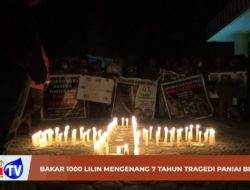 1000 lilin mengenang Tragedi Paniai Berdarah