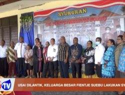 Putri terbaik jadi dubes, masyarakat Kampung Ifale di Kabupaten Jayapura syukuran