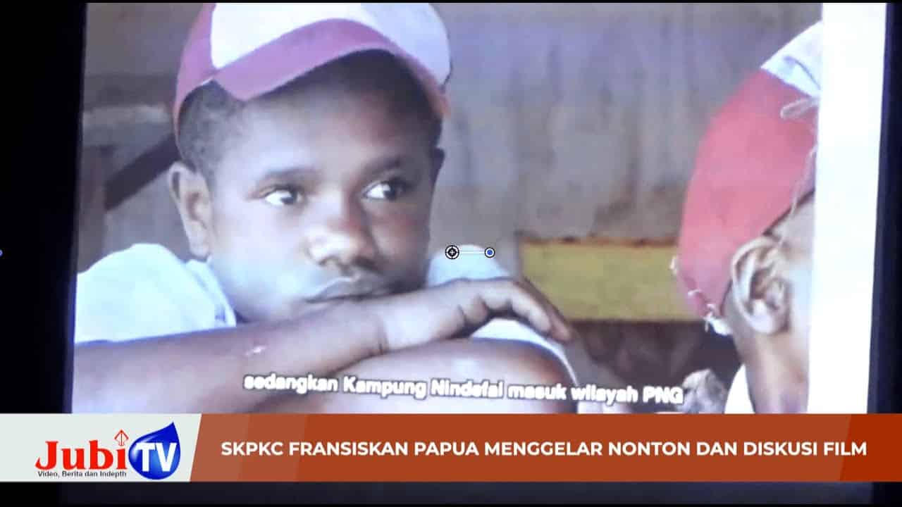  SKPKC Fransiskan Papua gelar nonton bareng film “Pendidikan di Tapal Batas”
