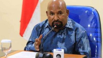 Terkait udangan jumpa pers deklarasi, Gubernur Papua : Itu Hoax. Orang-orangnya itu juga!