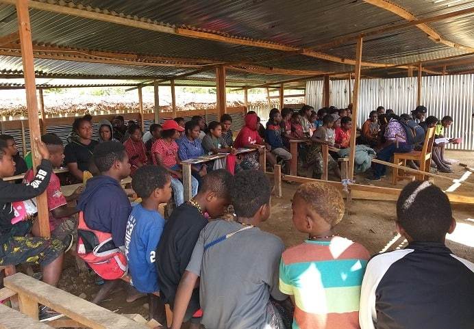 Nduga Papua sekolah-darurat-yang-dibuka-kembali-relawan-agustus-2019