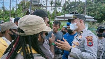 Aksi Tolak Pemekaran DOB, Polisi tidak Ijinkan Massa Long March Temui Wakil Rakyat Papua Barat