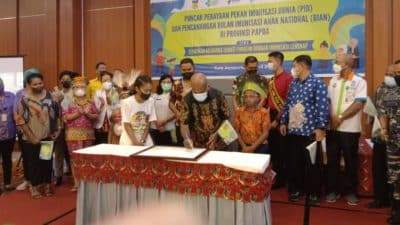 Pemprov Papua targetkan lebih 791 ribu anak jalani imunisasi
