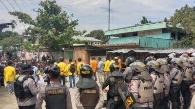 Rakyat Papua demo tolak DOB, Polisi kerahkan 1000 personel hadang massa