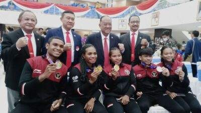 Atlet Papua Peraih Medali di SEA Games dapat Penghargaan dari Gubernur Lukas Enembe