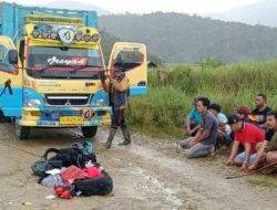 Kelompok TPNPB Pimpinan Gobai Cegat Mobil Truck di Jalan Trans Kabupaten Nabire dan Kabupaten Ilaga Papua