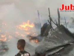 Ratusan Rumah Kios di Asmat Papua terbakar 