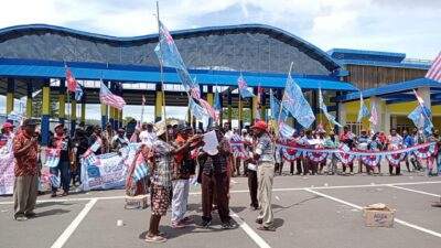 Puluhan Warga Peringati HUT Papua Merdeka di Terminal Wosi Manokwari