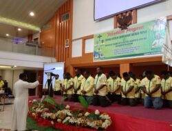 Komda Pemuda Katolik Provinsi Papua dan Sejumlah Pengurus Komisariat Cabang Dilantik