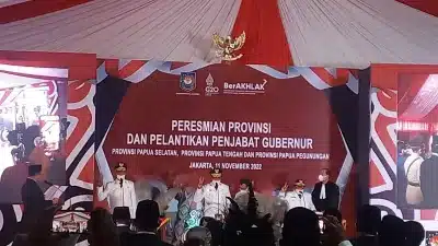 Mendagri Lantik Tiga Penjabat Gubernur, Kajati Papua jadi Pj Papua Pegunungan 