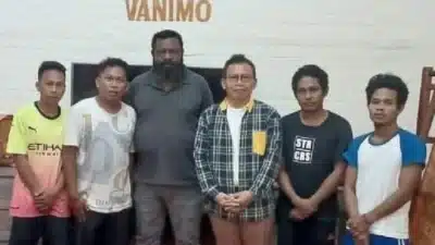 Delapan Bulan Jalani Hukuman di PNG, 11 Nelayan Pelaku Ilegal Fishing kembali ke Merauke