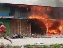 11 Orang Diamankan dalam peristiwa Pembakaran Kios di Pasar Waghete Deiyai