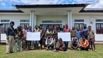 Mahasiswa dan Pelajar Tolak Pembangunan Kantor Gubernur Papua Pegunungan di Welesi