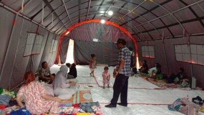 Ispa dan Malaria Serang Warga Korban Gempa Jayapura di Tenda Pengungsian