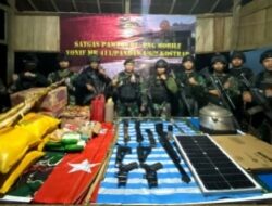 Satgas Pandawa Gagalkan Penyeludupan 2 Senjata Api dari Perbatasan PNG ke Nduga Papua